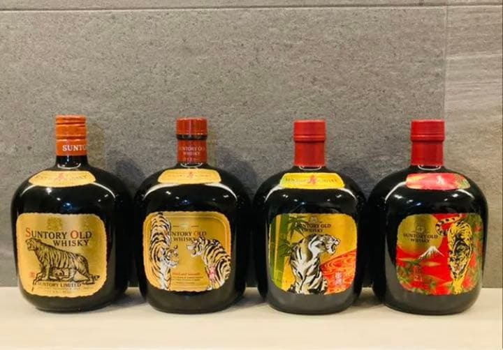 【縁起物】オールド　寅年ボトル　寿サントリーウイスキー　干支ボトル
