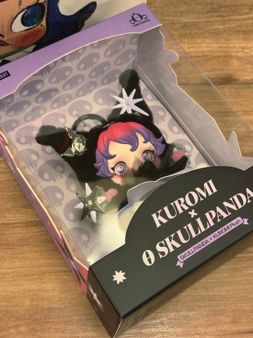本日発送！SKULLPANDA×KUROMI スカルパンダ クロミPOPMART