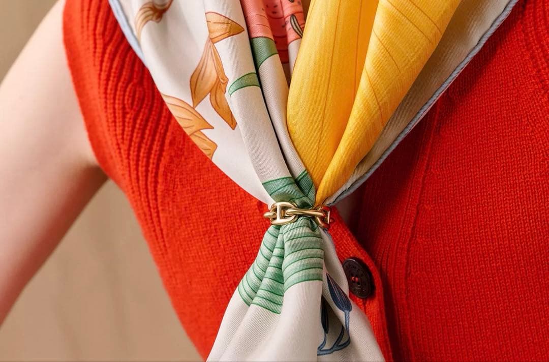 エルメス　スカーフリング 90 《レガート》　新品　未使用