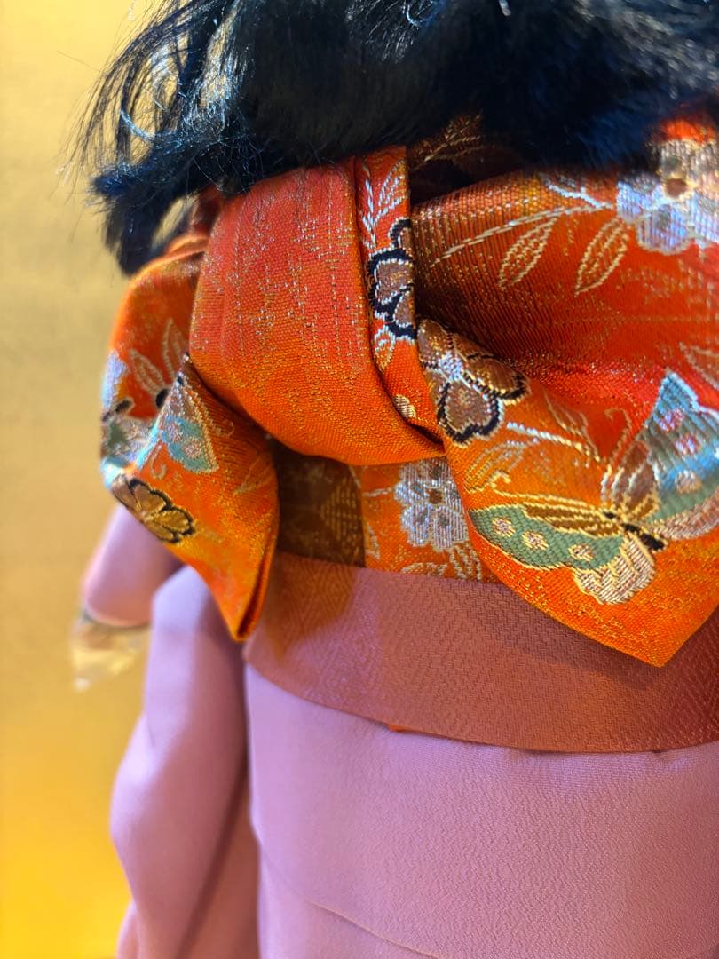 【玉秀作市松人形】竹下景子抄 市松物語 色紙付