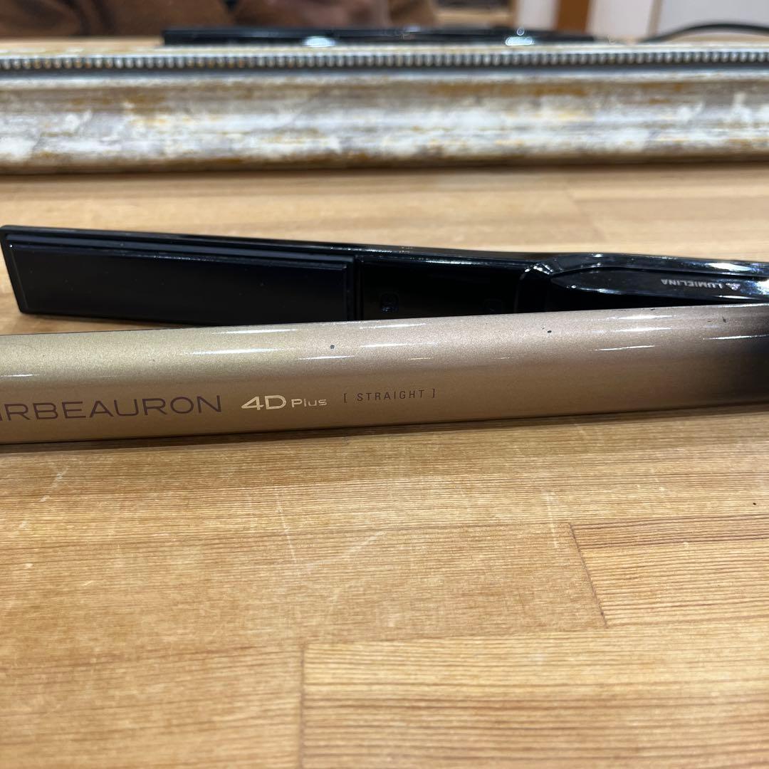 4D Plus ストレートヘアアイロン ブラック/シルバーヘアビューロン