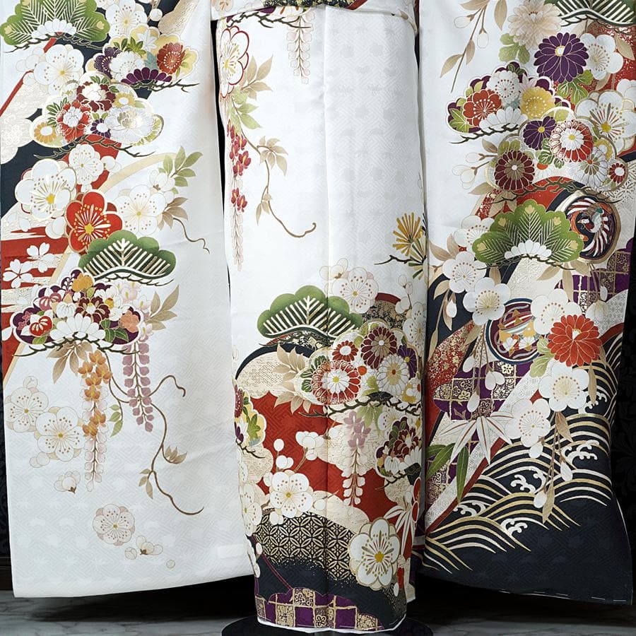 専用　ご予約商品　振袖　襦袢　オーダー仕立て　正統派　古典紋様　白地　成人式