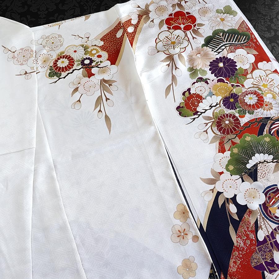 専用　ご予約商品　振袖　襦袢　オーダー仕立て　正統派　古典紋様　白地　成人式