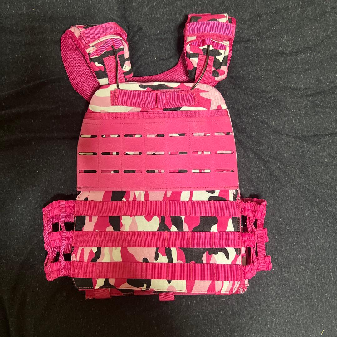 ピンク迷彩 プレートキャリア