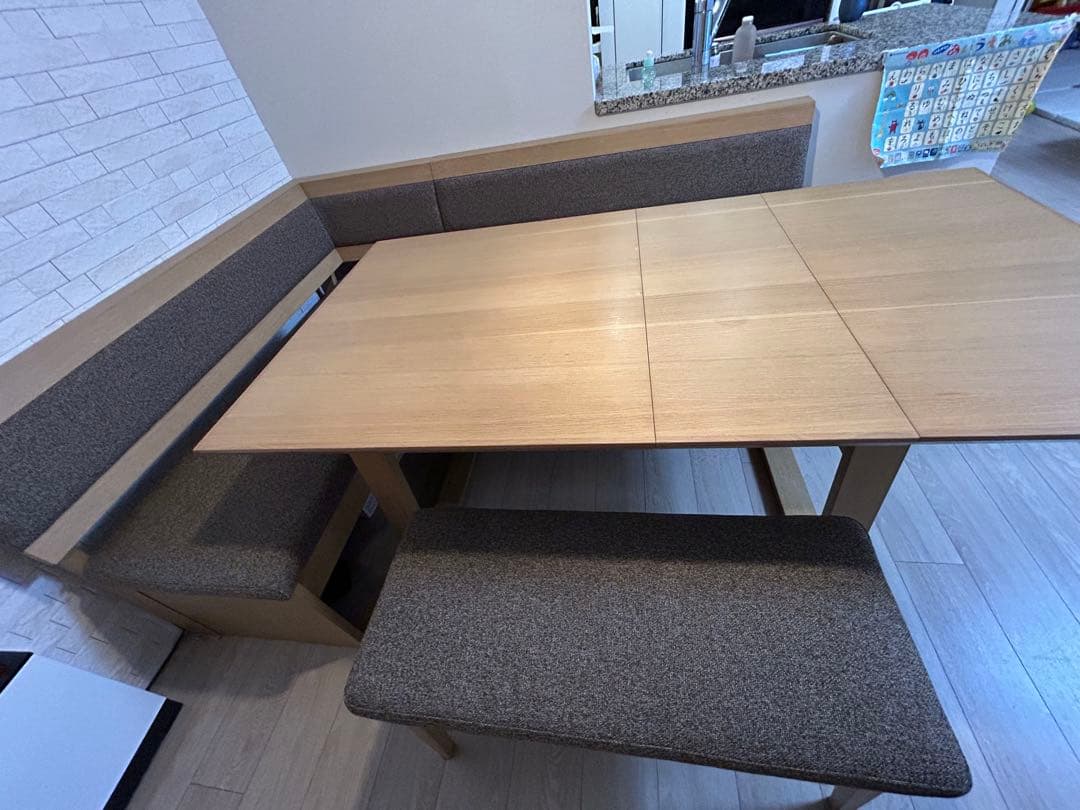 伸長テーブル リビングダイニングテーブルセット　JUST 「ジャスト」