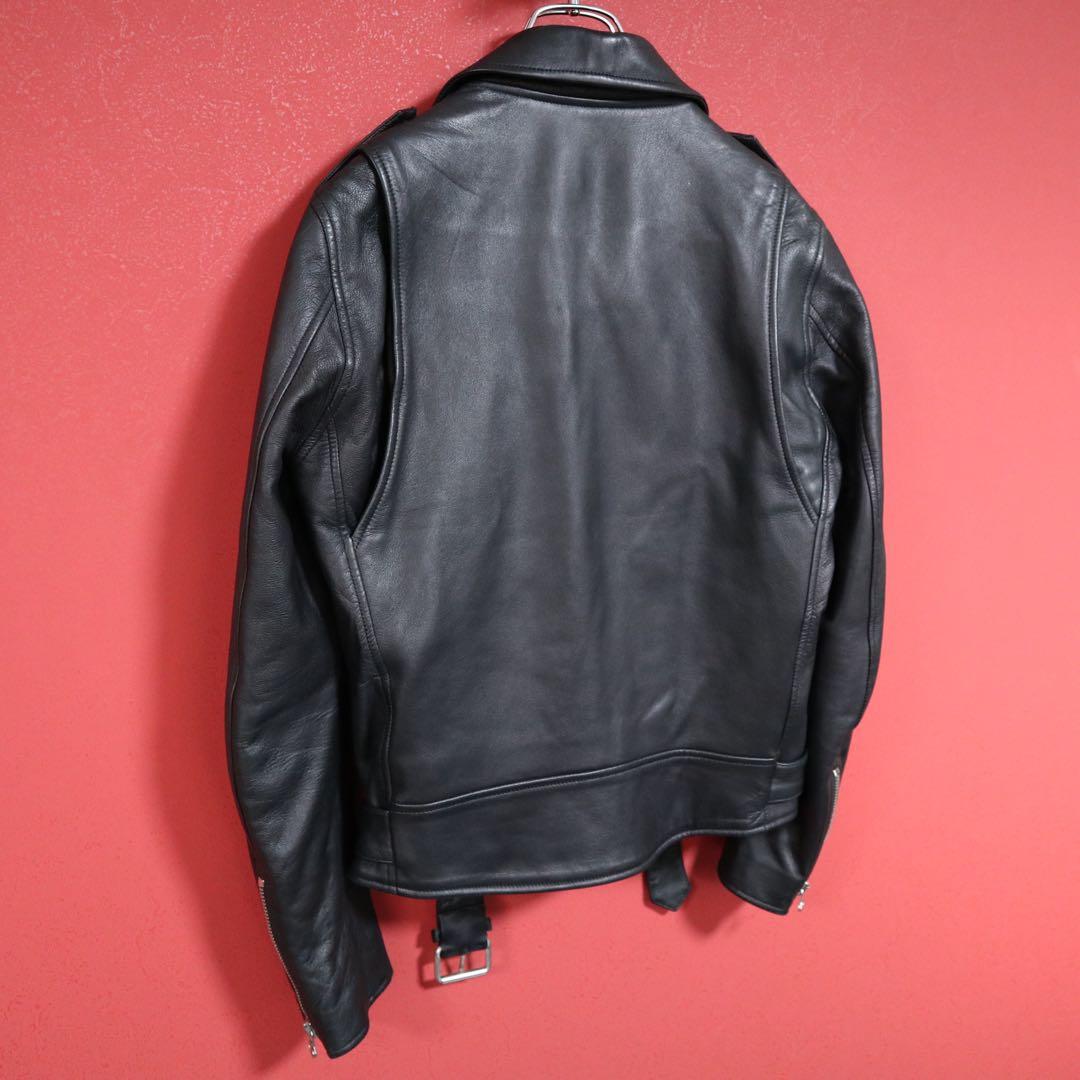 【極美品】LITHIUM HOMME ラムレザー ダブル ライダースジャケット