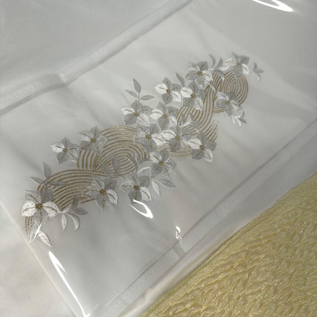 新品　2027年モデル　ゴールド　帯締め　帯揚げ　半襟　重ね襟　振袖セット