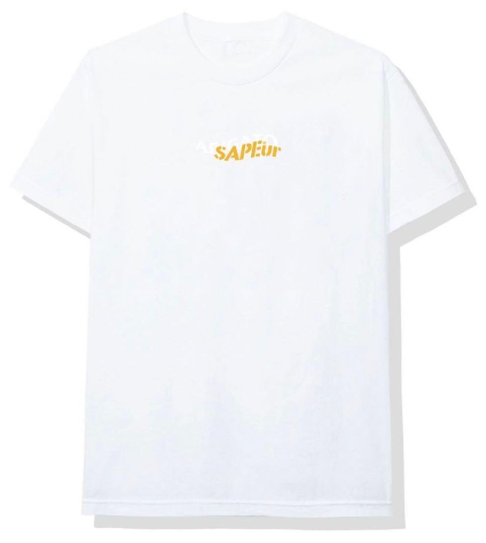 SAPEur ASSC コラボ Tシャツ オレンジ XLサイズ