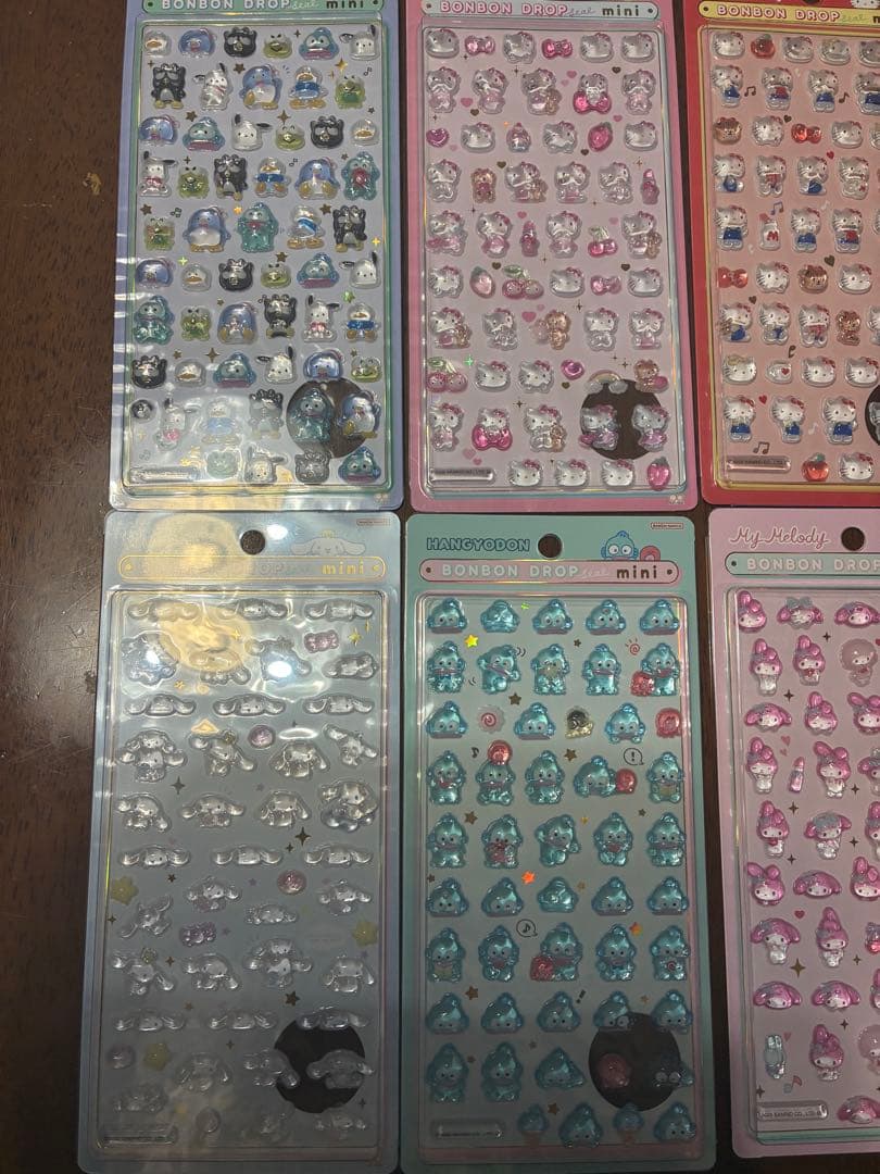 ち*め様 正規品　ボンボンドロップシールミニ　サンリオ　コンプリートセット　新品