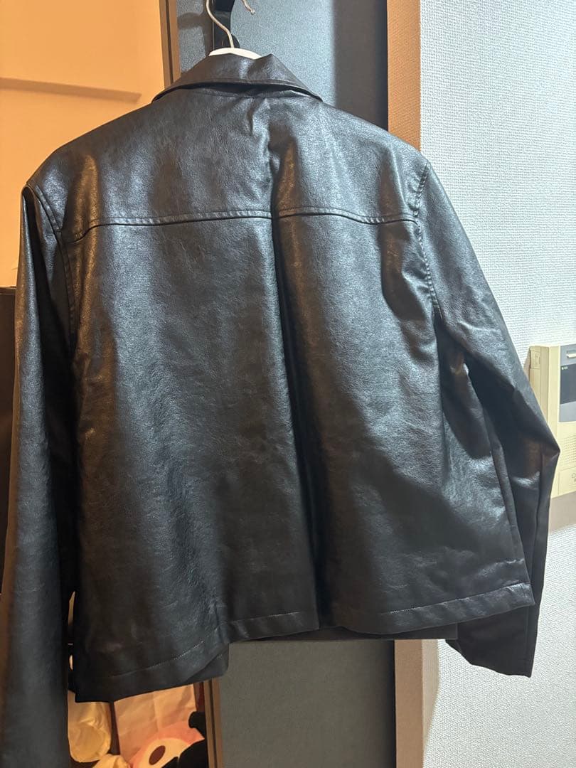 ROSENKREUZ ブラックレザーシングルライダース