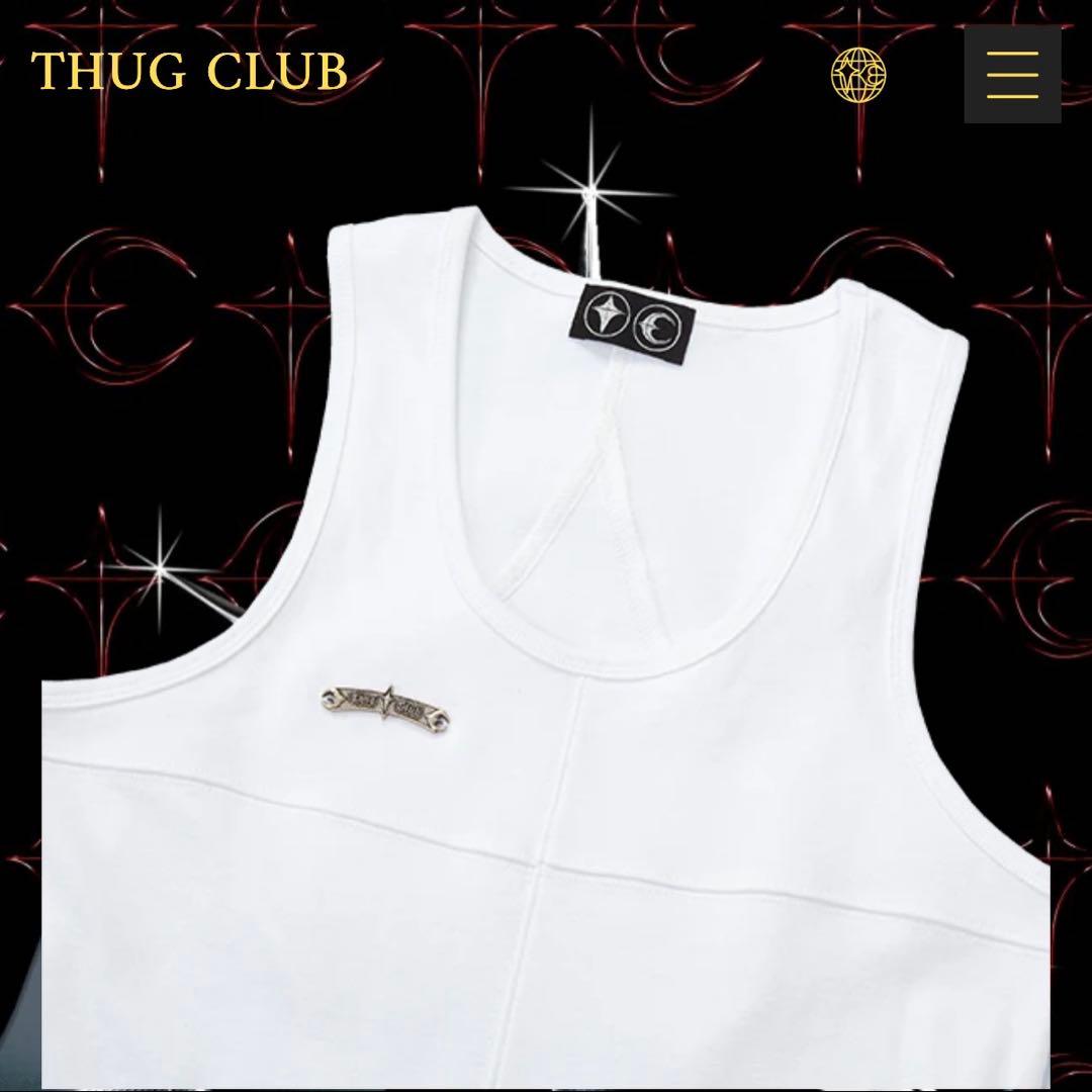【新品未使用】THUG CLUB サグクラブタンクトップ ホワイト　１サイズ