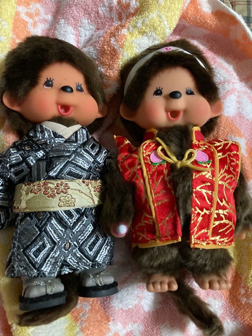 モンチッチ　桃太郎　着物バージョン　2個セット　新品　送料込み