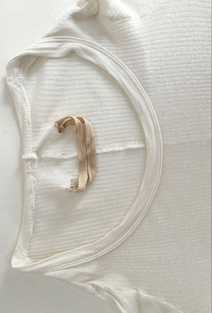 訳ありrick owens リックオウエンス リブ ノースリーブ 長袖カットソー