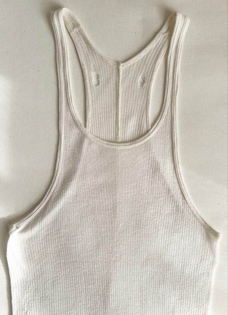 訳ありrick owens リックオウエンス リブ ノースリーブ 長袖カットソー