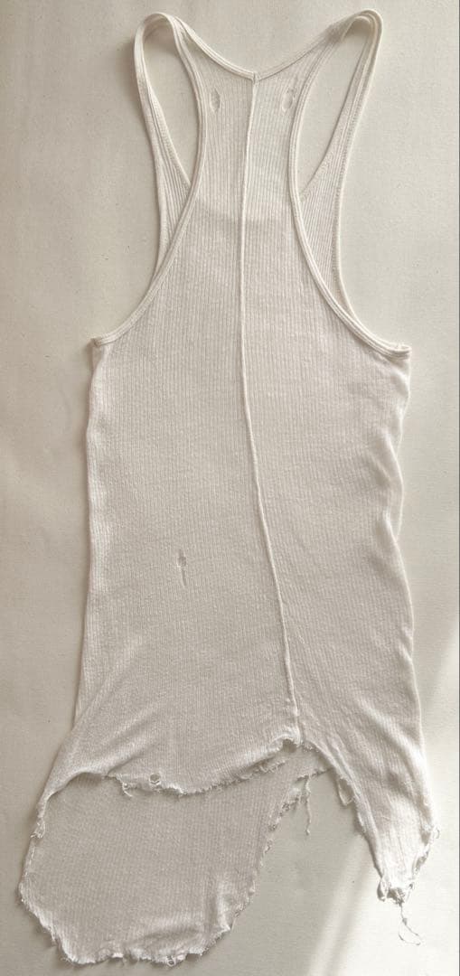 訳ありrick owens リックオウエンス リブ ノースリーブ 長袖カットソー