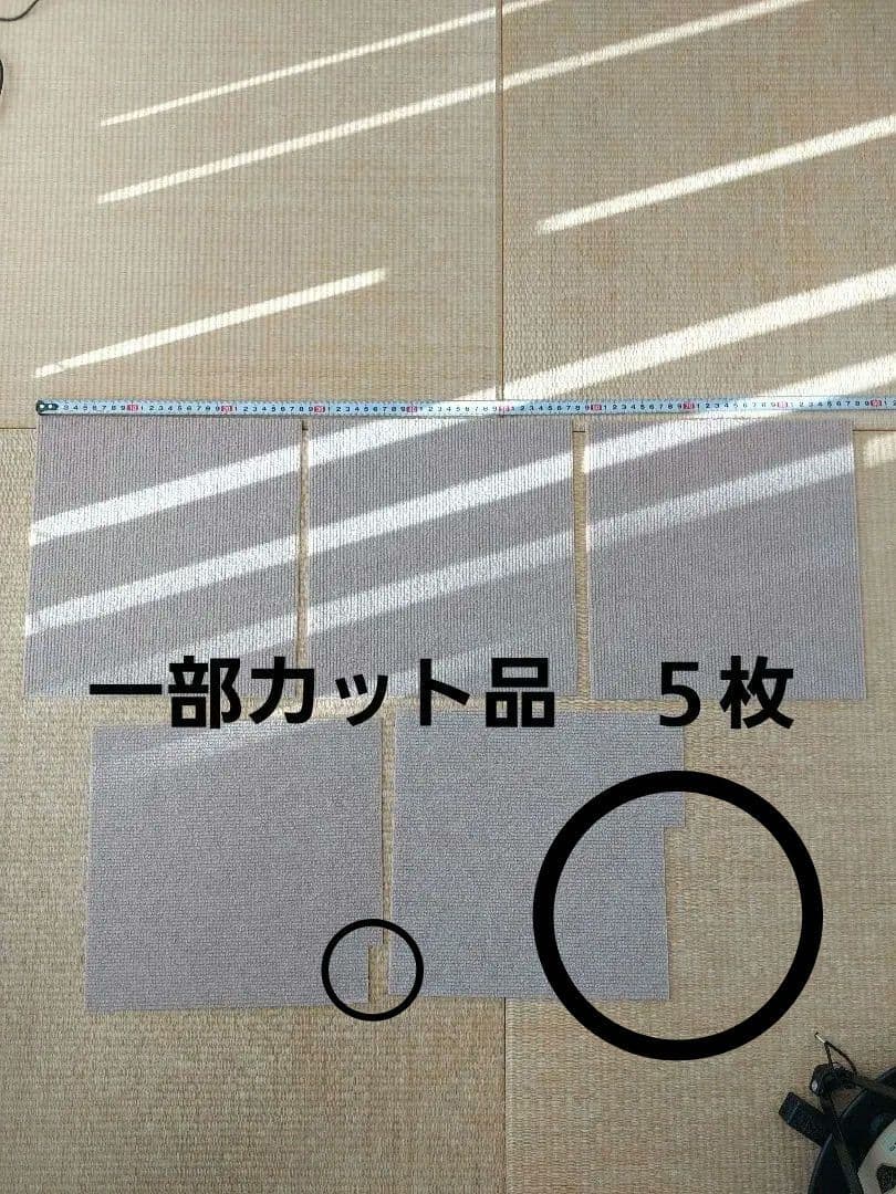 SANKOペット用撥水タイルマット　カーペット　30×30cm 69枚+カット品