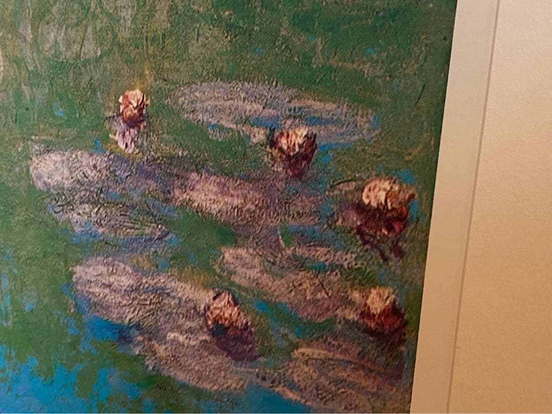 クロード•モネ 睡蓮 アート 額縁 インテリア アンティーク