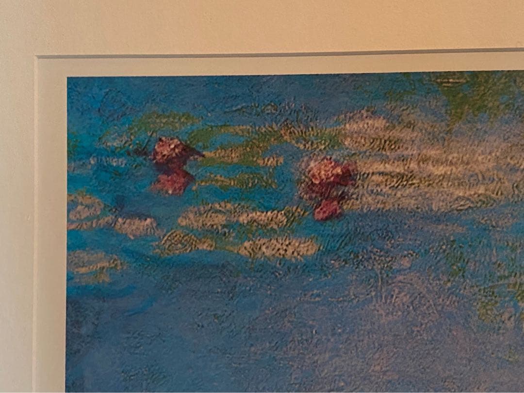 クロード•モネ 睡蓮 アート 額縁 インテリア アンティーク