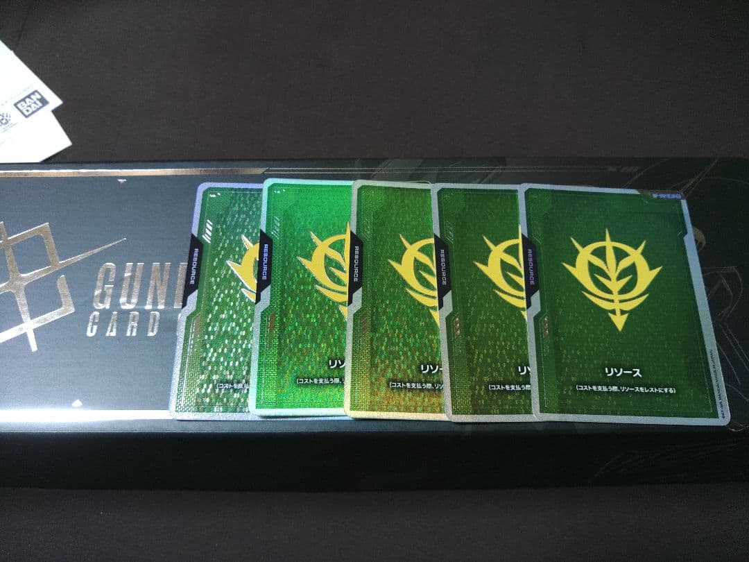 ５枚セット　リソースセット　ガンダムカード