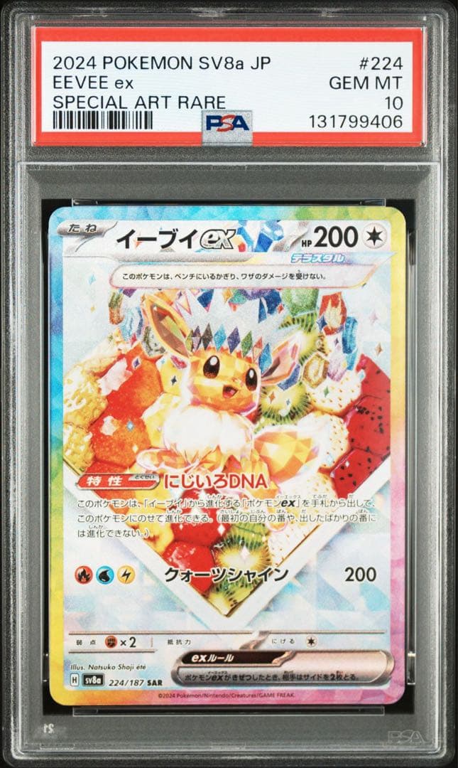 ポケモンカード　イーブイex sar PSA10 テラスタルフェスex ③