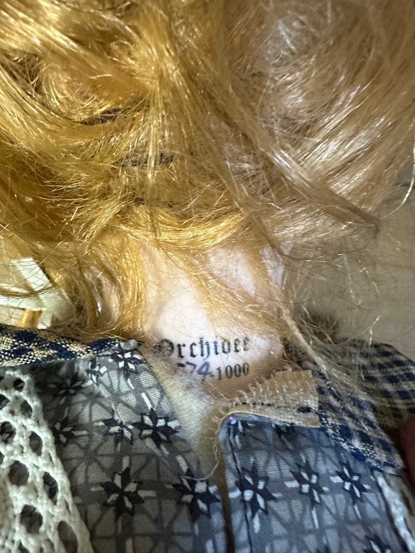 オルキデ ビスクドール　シリアル有り　Orchidee 陶器人形　Bisque