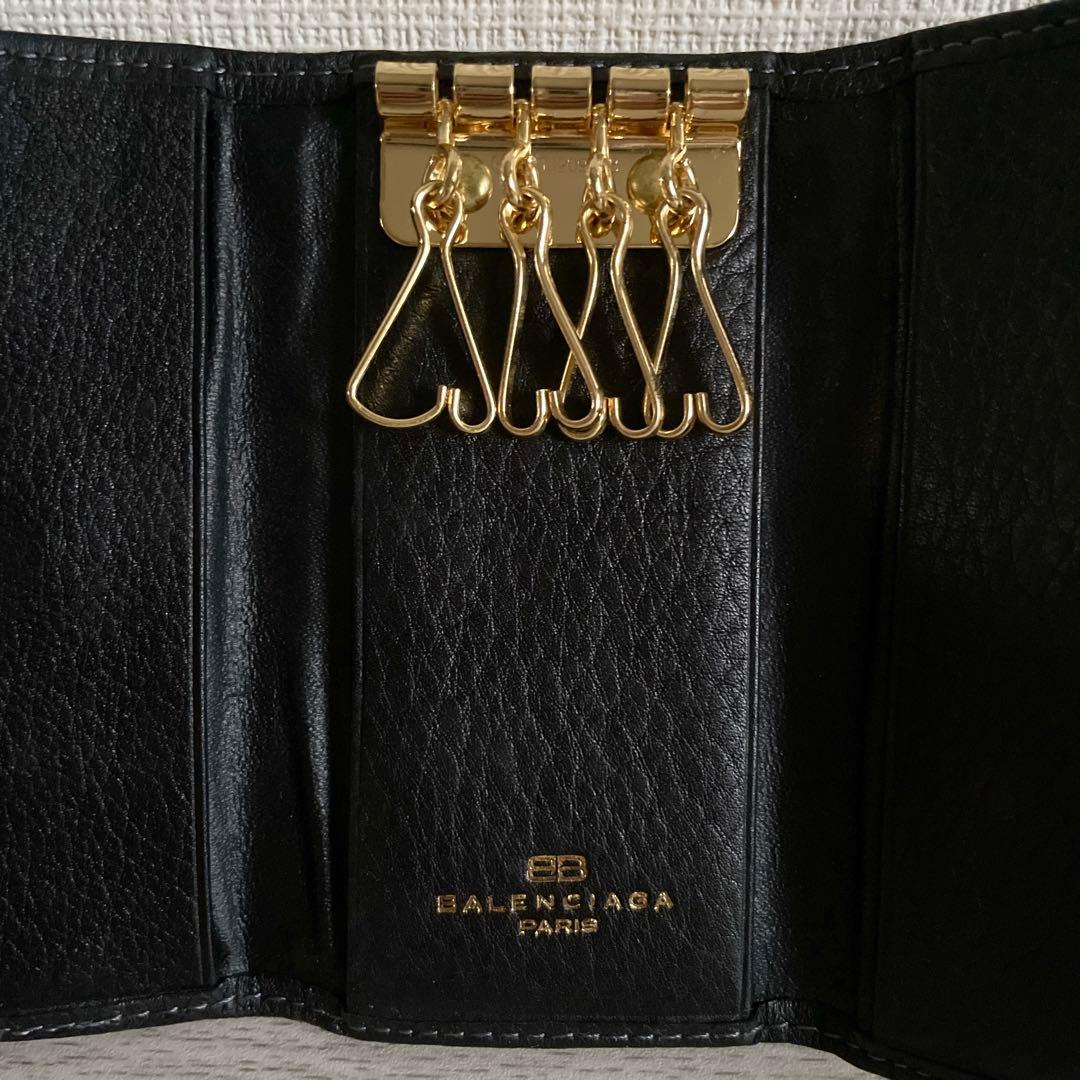 【極美品】BALENCIAGA キーケース 4連キーケース レトロ感満載