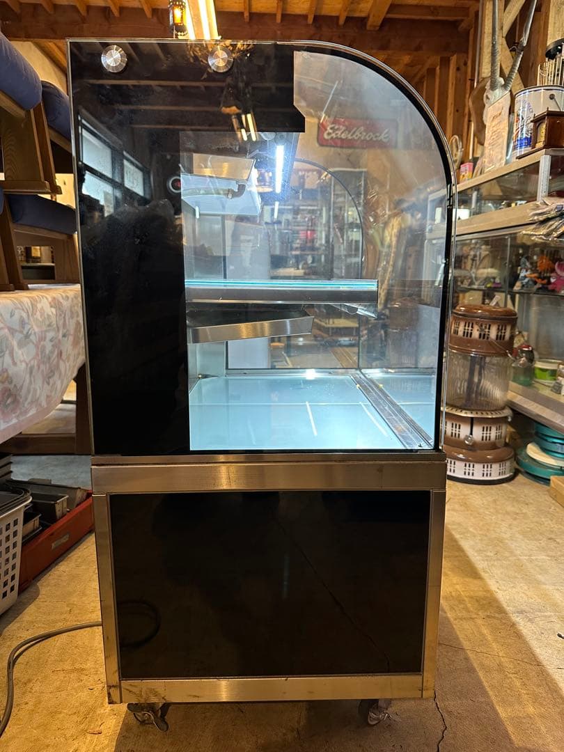 大和冷機 業務用 小型 対面 冷蔵 ショーケース 100V 700×500 後扉