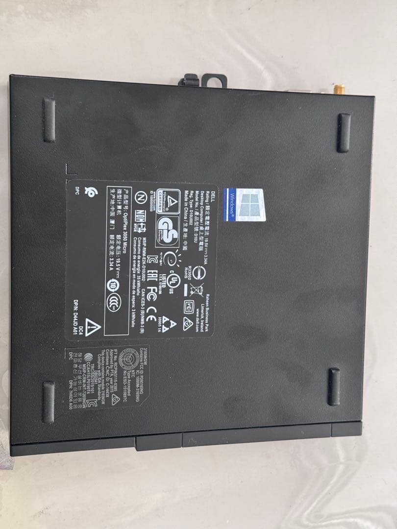 Dell optiplex 3050 micro intel i5第7世代
