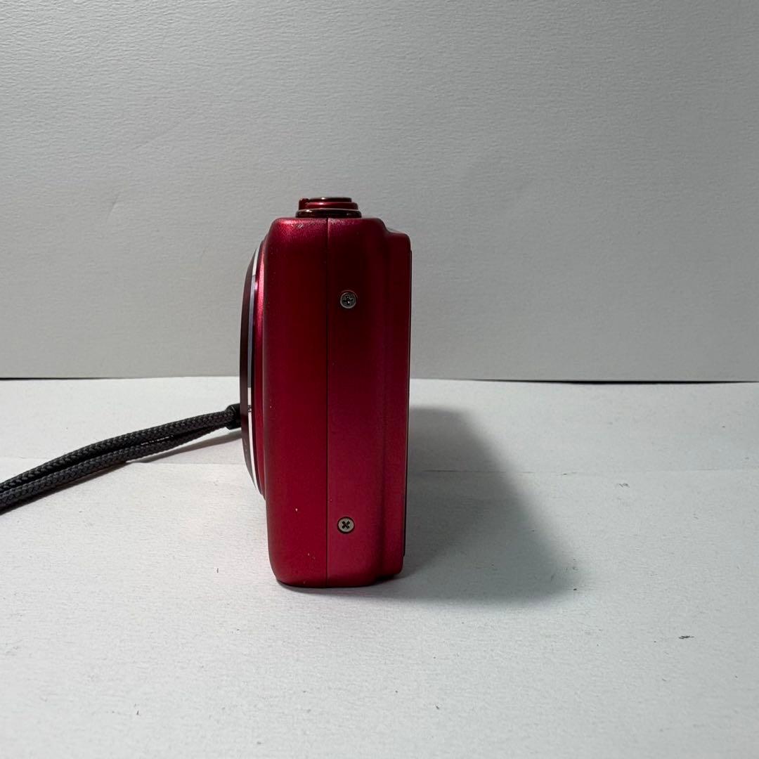 【美品】OLYMPUS VR-37 オリンパス レッド 赤 デジタルカメラ