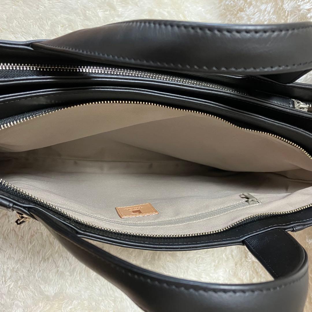 【美品】TRION ブリーフケース 2way ビジネスバッグ　キャリーオン3室