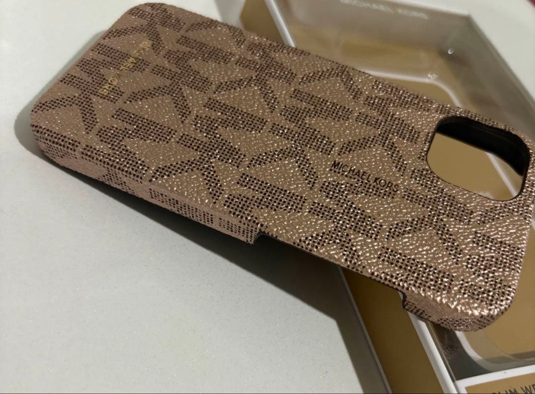 ☆限定商品☆ マイケルコース iPhone13 対応ケース ローズ ロゴ