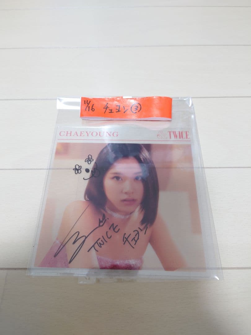 ＆TWICE チェヨン直筆サイン