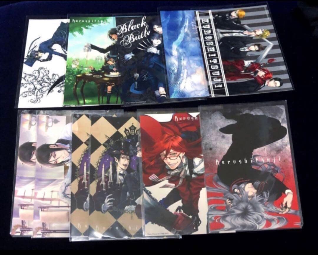 黒執事　原画展　ポストカード　クリアファイル