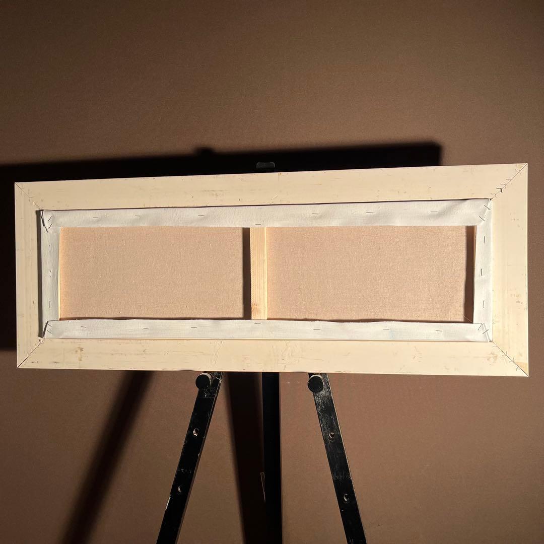 ★秀作★ 手書き油絵 ゴッホ 花咲くアーモンドの枝 額付 絵画 インテリア 油彩