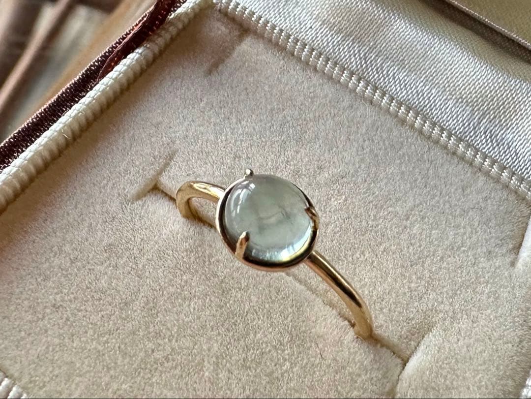 ete K10 フローライト リング