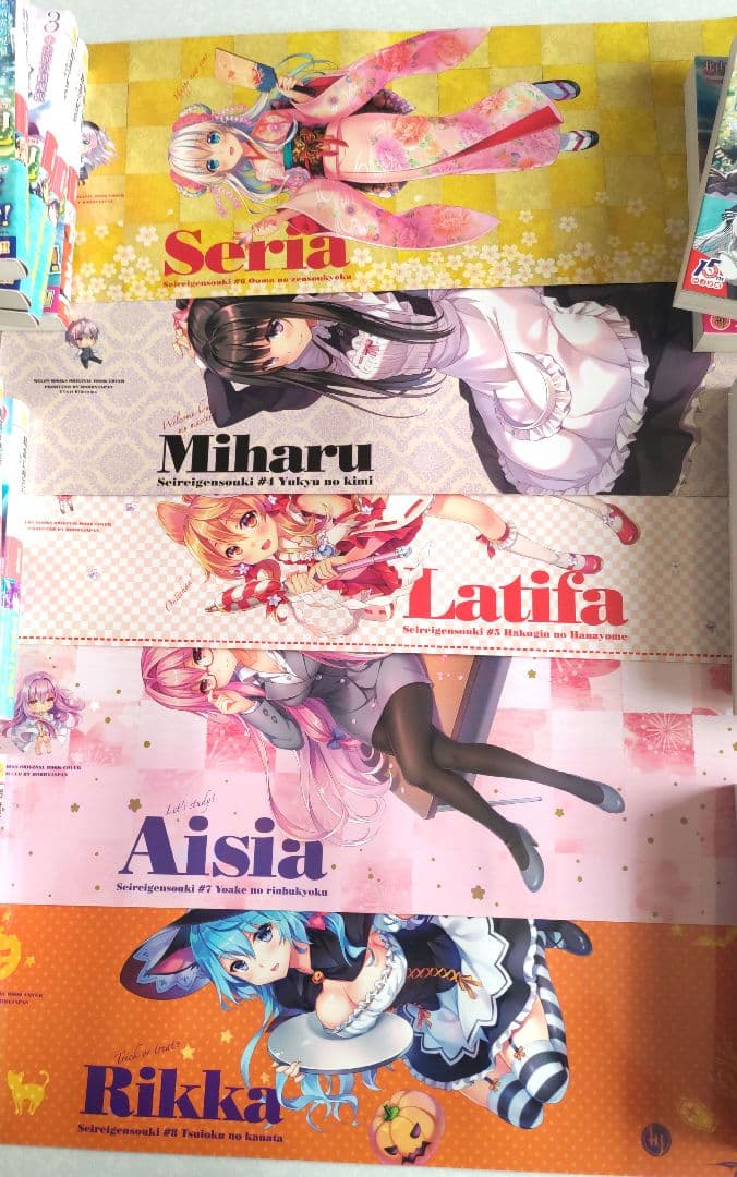 精霊幻想記 1-20巻 メロンブックス特典ブックカバー 小冊子セット