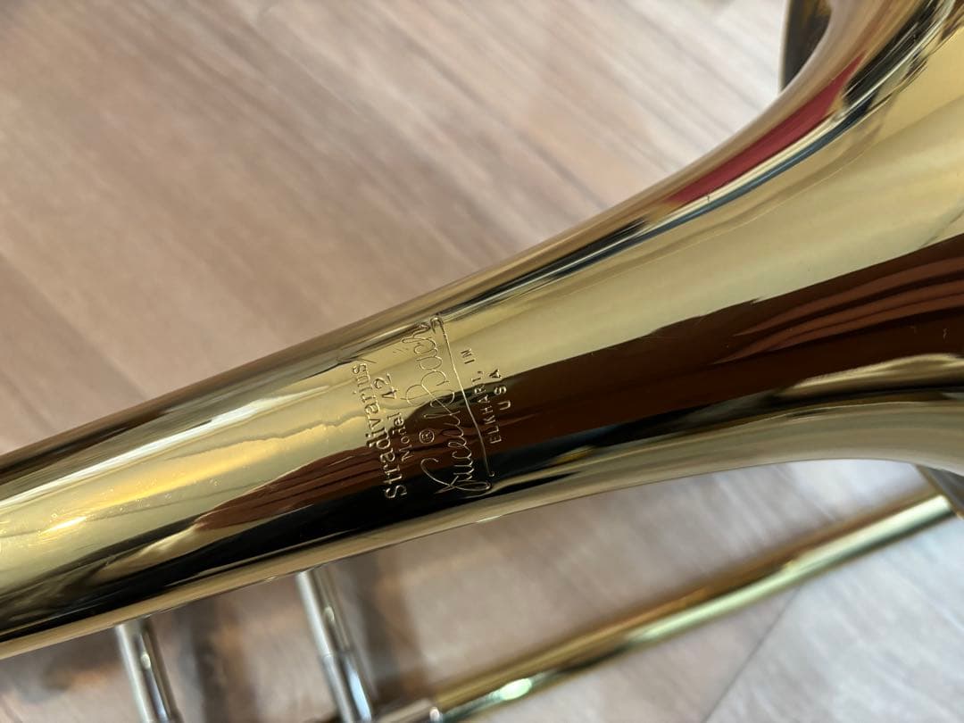 Bach 42 オープンラップF管付 テナーバストロンボーン 中古