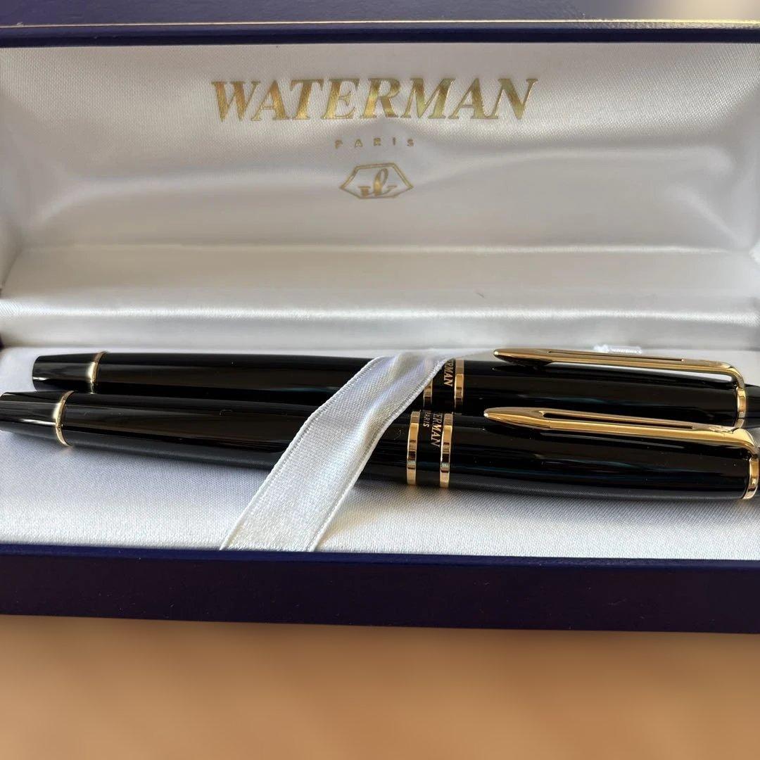 WATERMAN 万年筆・ボールペンセット 黒