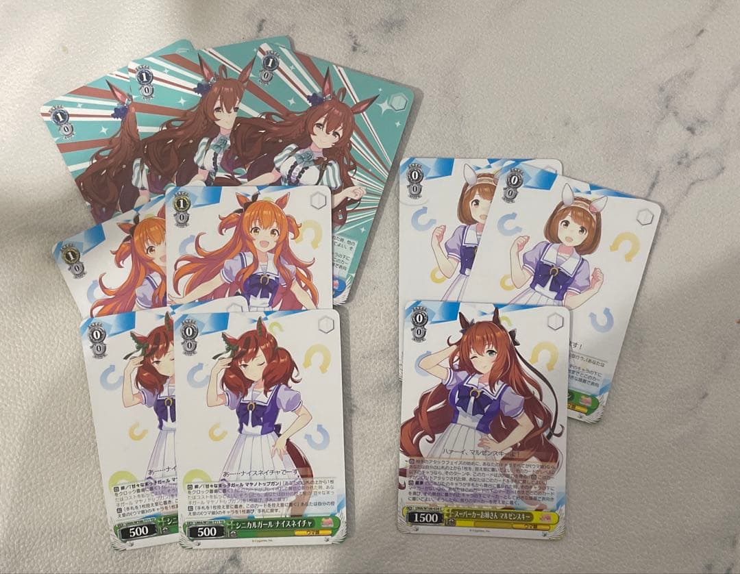ヴァイスシュヴァルツ　ウマ娘　ドラ扉デッキ+おまけ