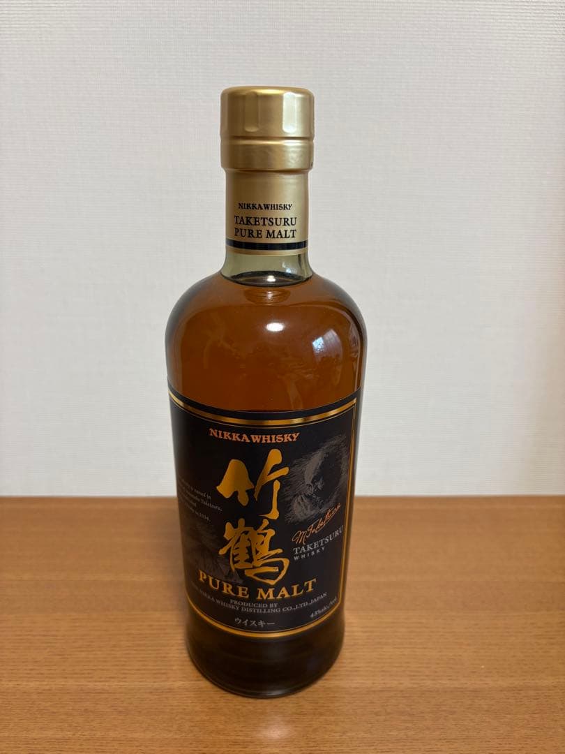 竹鶴 ピュアモルト 黒ラベル 箱入り