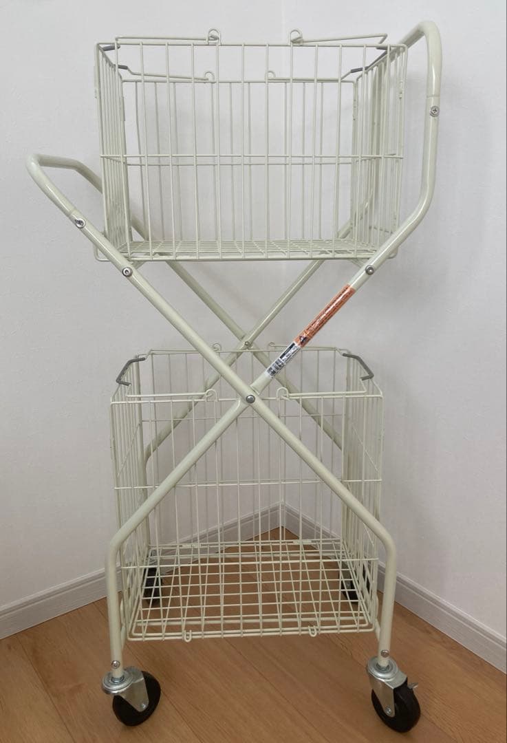 【DULTON】ダルトン ランドリーカート【アイボリー】