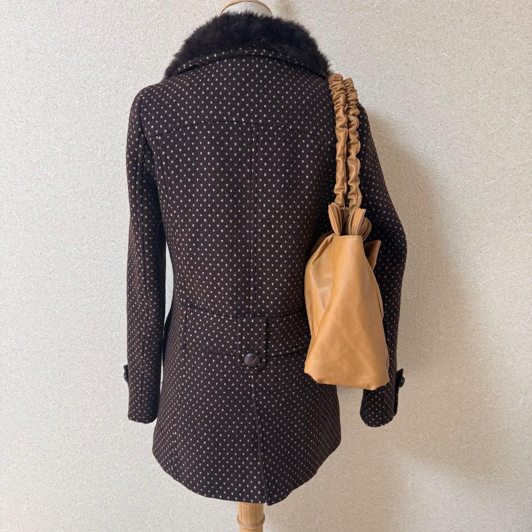 ॰˳ཻ̊✩ギャル 姫ギャル 平成ギャル コート 森ガール 水玉 ドット コート