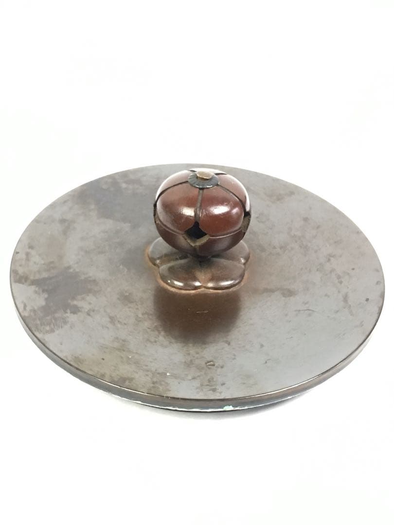 S167平丸霰地紋 鉄瓶 釜師 佐藤浄清造 共箱 茶道具