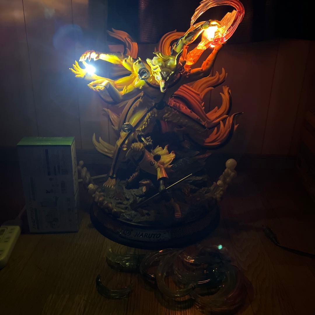 NARUTO ナルト クラマ 九喇嘛 九尾  LED付き 破損あり直接引取歓迎