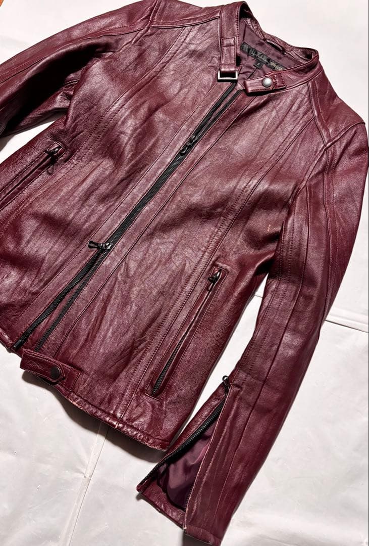 SCHLUSSEL シュリセル 羊革 ラム レザージャケット ライダース y2k