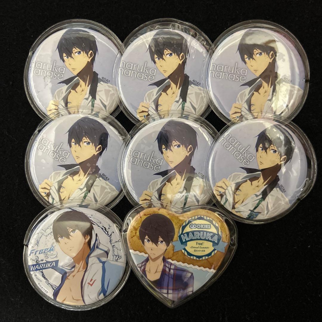 Free! コミケ 缶バッジ 3種 七瀬遙 8個セット