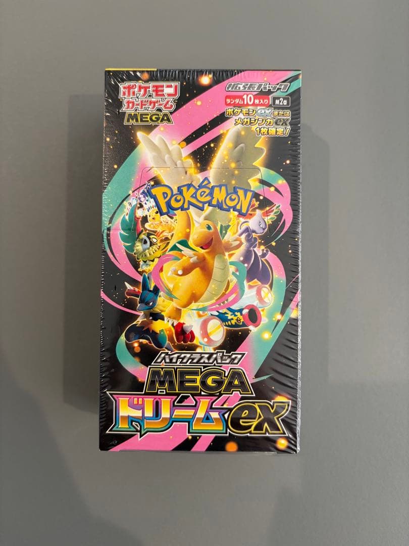 ポケモンカードゲーム MEGAドリームEX ボックス　シュリンク付き