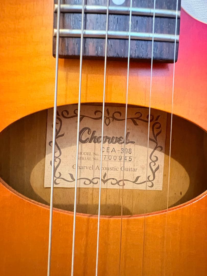 Charvel CEA-398 トラベルギター エレアコ