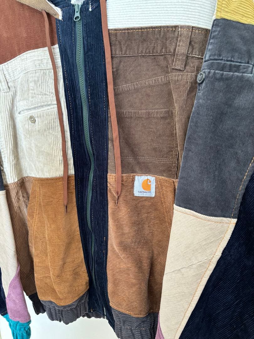 Carhartt リメイク 再構築コーデュロイジャケット XL~2XL