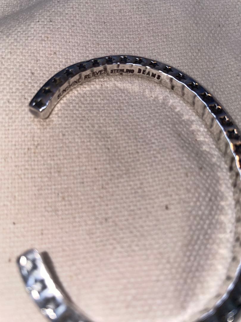 SUNSHINE REEVES BEAMS別注 スターリング スター バングル